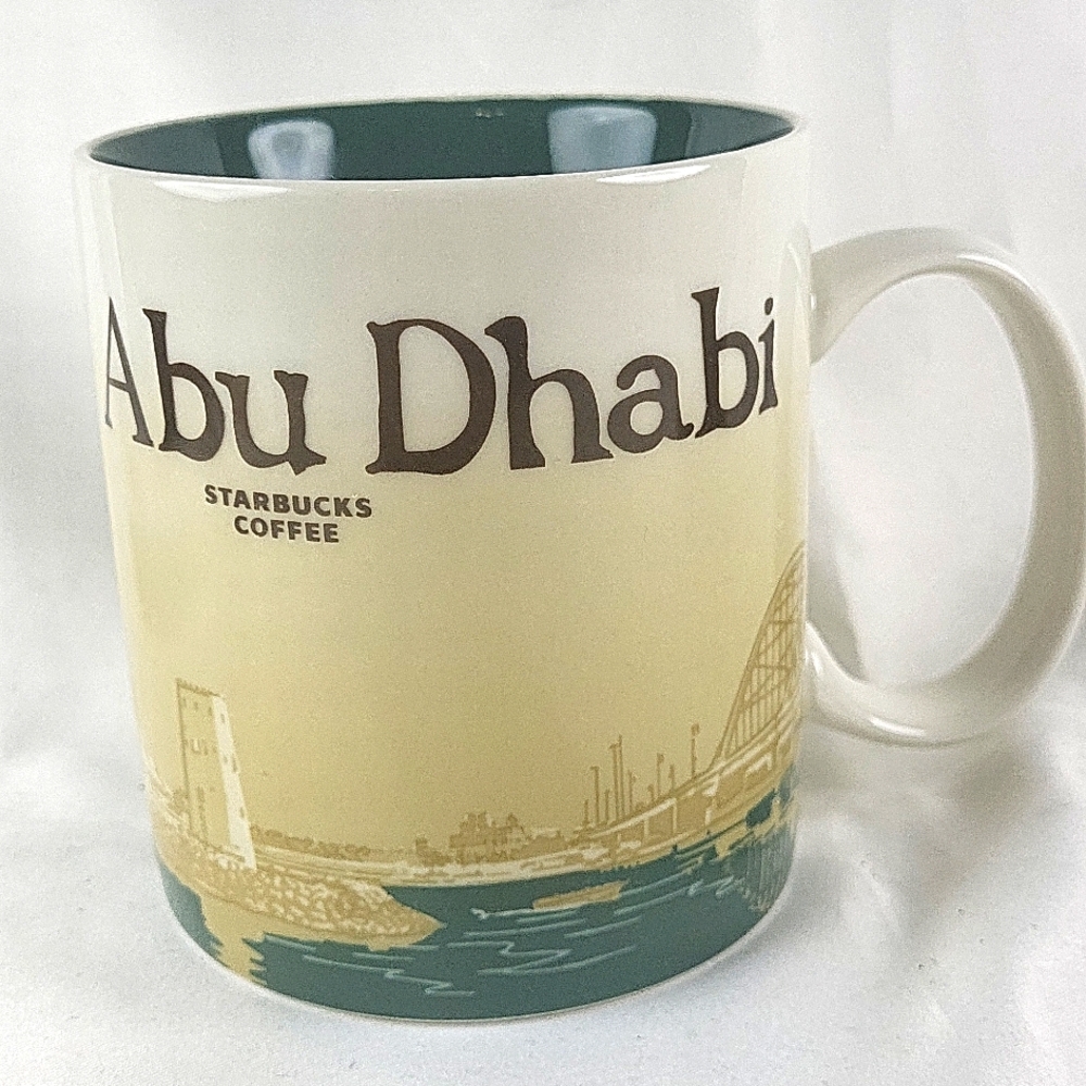 Starbucks Coffee Mug Cup ABU DHABI Collector Series 16 oz.‎ 2011 Excellent